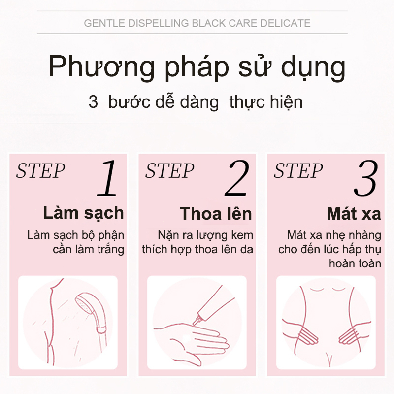 Kem làm trắng Sữa dưỡng ẩm body Lotion trắng da 60G Làm trắng và sáng đáy quần, bikini và các vùng kín khác