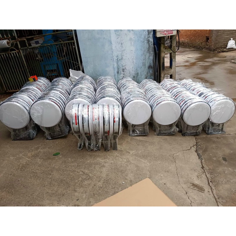 Hộp đèn mica hút nổi tròn 60 cm phôi trắng poly