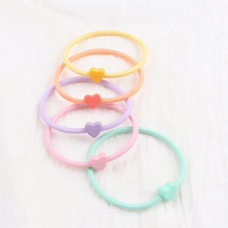 ⚡Dây thun cột tóc thời trang Hàn Quốc hình tim cute dễ thương cho nữ