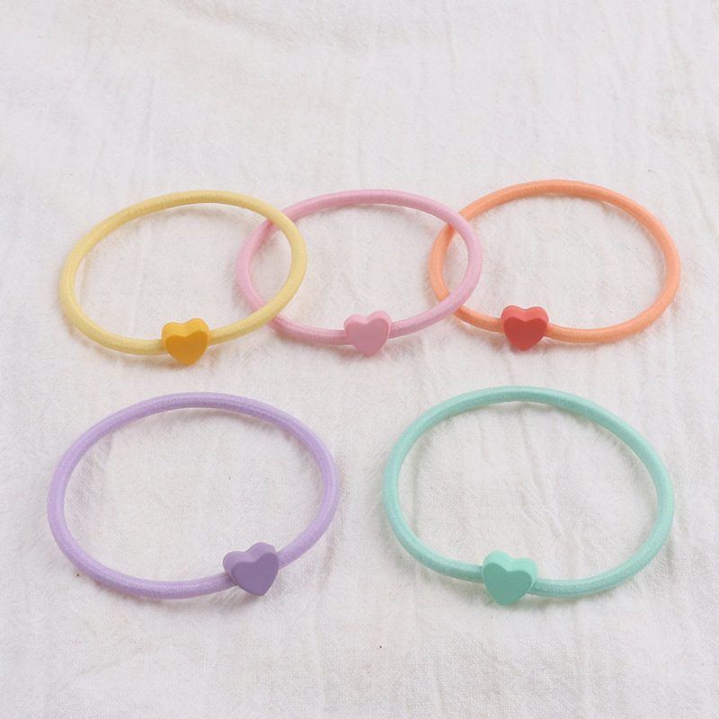 ⚡Dây thun cột tóc thời trang Hàn Quốc hình tim cute dễ thương cho nữ