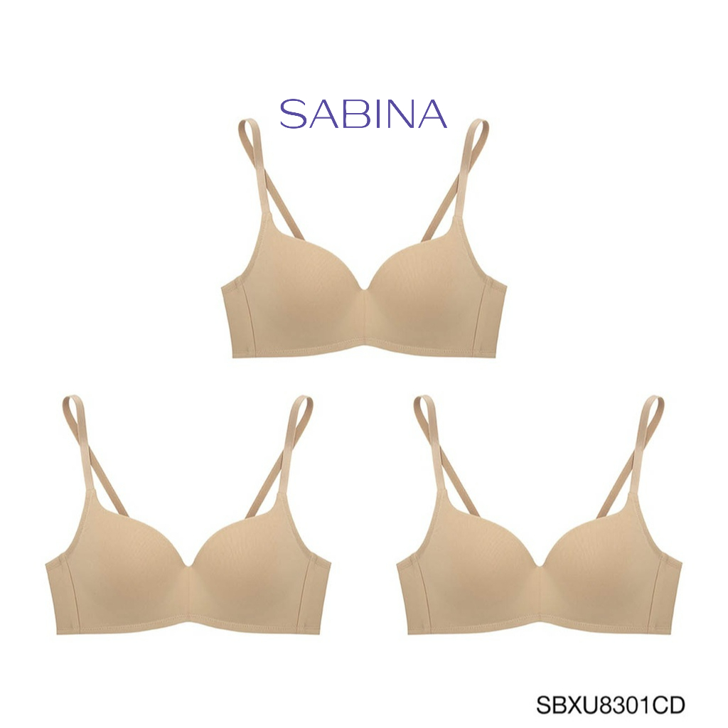 Combo 3 Áo Lót Không Gọng Mút Mỏng Vừa Basic Pretty Perfect By Sabina SBXU8301 (Có Mã mới NBU23008)