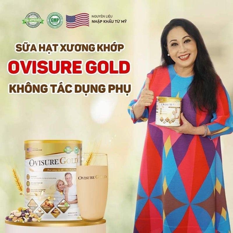 Sữa hạt Ovisure Gold 360g phục hồi xương khớp