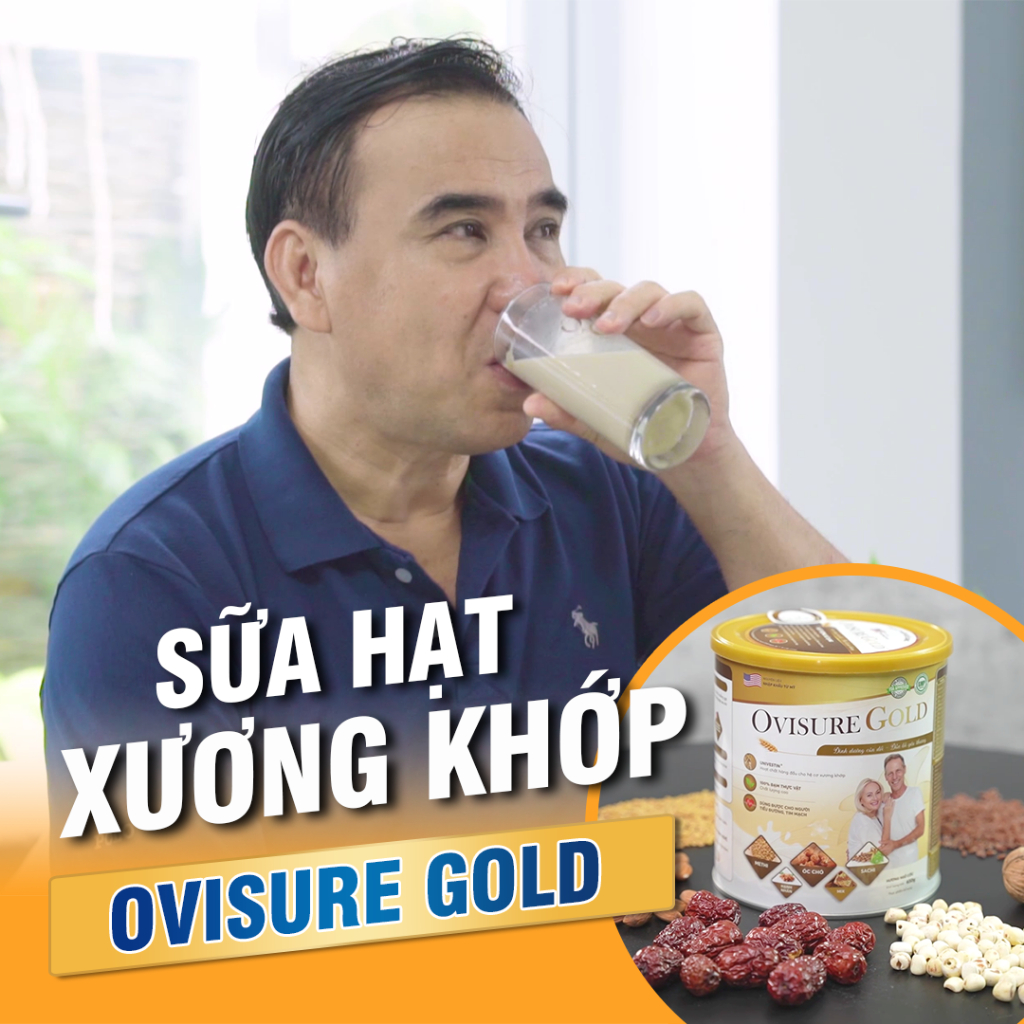 Sữa hạt Ovisure Gold 360g phục hồi xương khớp