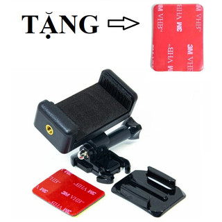 Kẹp Điện Thoại Dán Lên Mặt Đồng Hồ Xe Máy, Có Đế Cài Dễ Tháo Lắp (Kèm Miếng Dán 3M Siêu Dính)