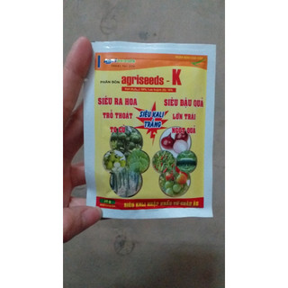 Phân bón siêu Kali trắng Agriseeds - K giúp cây ra hoa, đậu quả, siêu ngọt gói 25gram