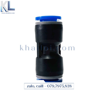 Đầu nối nhanh PU khí nén- Nối nhanh,nối thẳng dây hơi khí nén,nối thẳng 2 đầu ống, cút nối nhanh