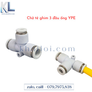 Tê nối ống khí nén ype - tê 3 đầu nối ống khí nén ype