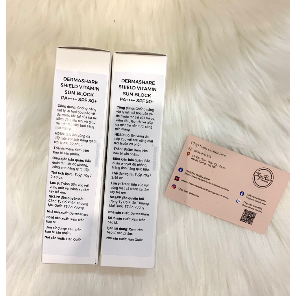 Kem chống nắng cho da nhạy cảm Dermashare 70g-SPF 50