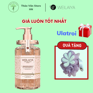 🌸 Sữa tắm WEILAIYA - Sữa tắm cấp ẩm, Sữa tắm trắng da, Sữa tắm cánh hoa Damask phiên bản mới🌸