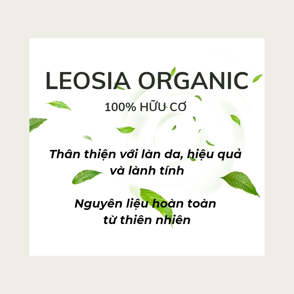 Bột Nghệ đắp mặt nạ hữu cơ Leosia nguyên chất 140G | 100% Organic