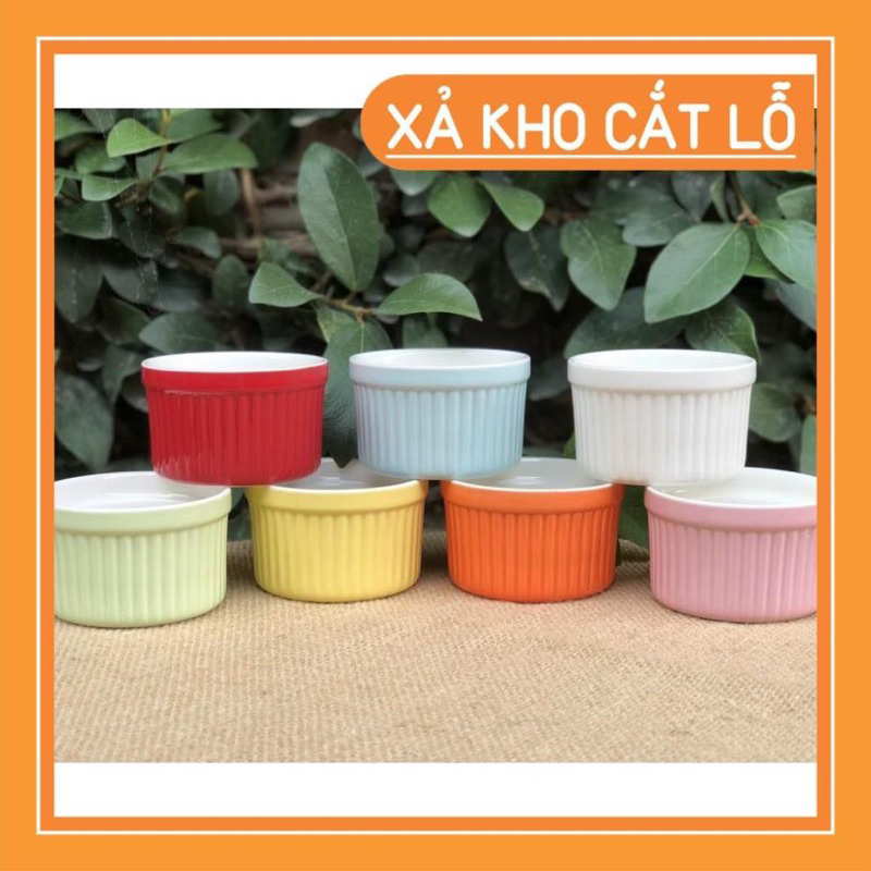 Sale-Hũ ramenkin sứ, hũ sứ làm bánh Flan, Caramen, bỏ lò, chịu nhiệt