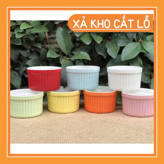 Sale-Hũ ramenkin sứ, hũ sứ làm bánh Flan, Caramen, bỏ lò, chịu nhiệt