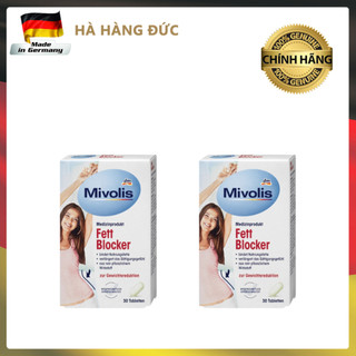 Viên uống giảm cân Mivolis Fett Blocker, Viên uống giảm cân an toàn, giảm mỡ bụng của Đức