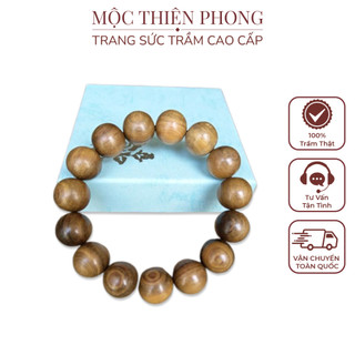 Vòng đeo tay gỗ bách xanh chìm