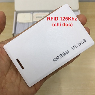 Thẻ từ loại dày rfid tần số 125khz .