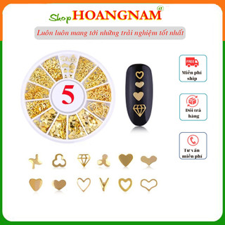 Sét phụ kiện charm 05 trang trí móng làm đẹp nail hoangnam nail