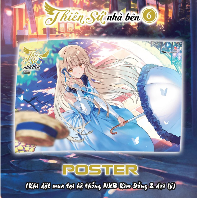 Poster Thiên Sứ Nhà Bên Tập 6 + Ống Đựng - Fen's Store Notebook