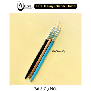 Bộ 3 Cây Vẽ Nét - Cọ Râu Vẽ Nail
