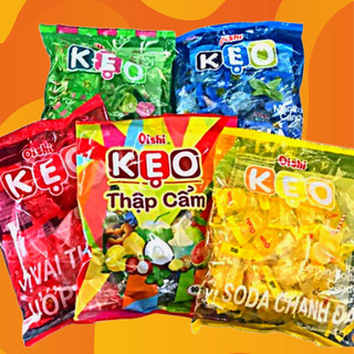 Kẹo oishi nhiều vị ăn vặt ngọt ngon đồ ăn vặt giá rẻ cổng trường