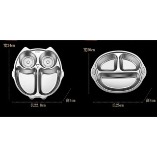 khay cơm an toàn cho bé inox 304