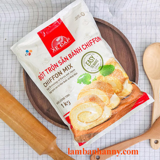 Bột trộn sẵn bánh chiffon 1kg hiệu xe đạp CJ