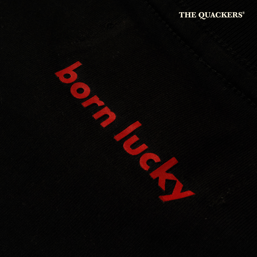 The Quackers Áo thun T-shirt Basic Logo Black/Đen