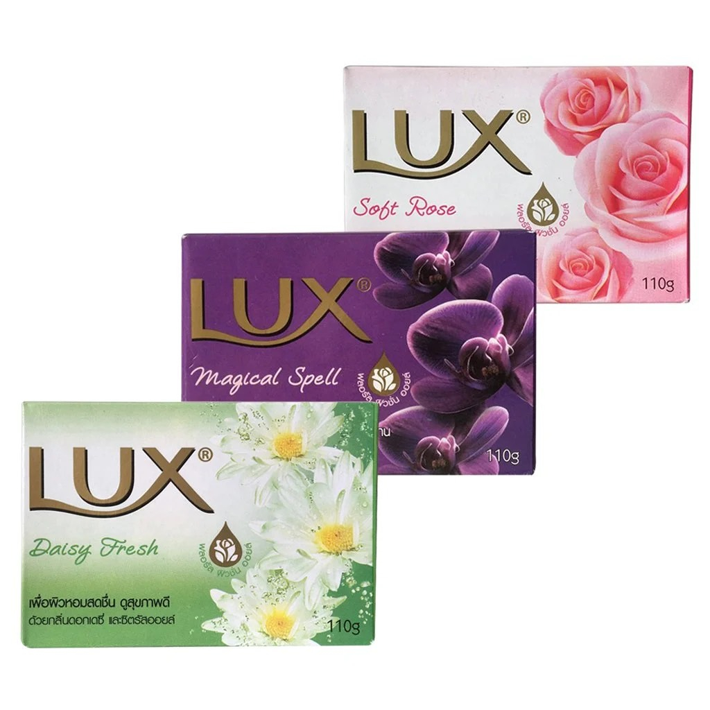 Xà phòng tắm,rửa tay LUX  các màu bánh to 110g và gói 55g Thái lan