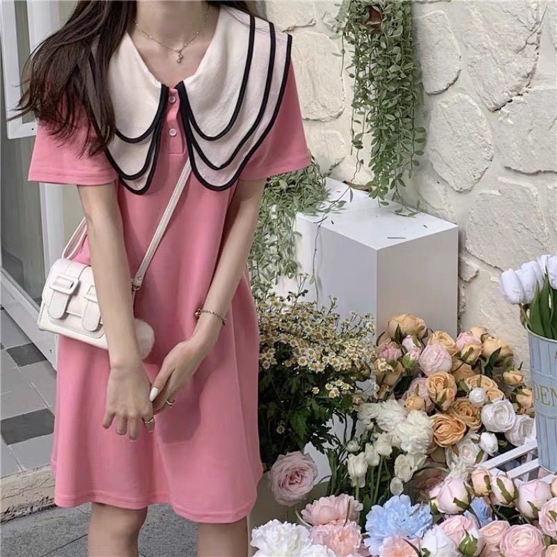 đầm xuông cổ sen <50kí