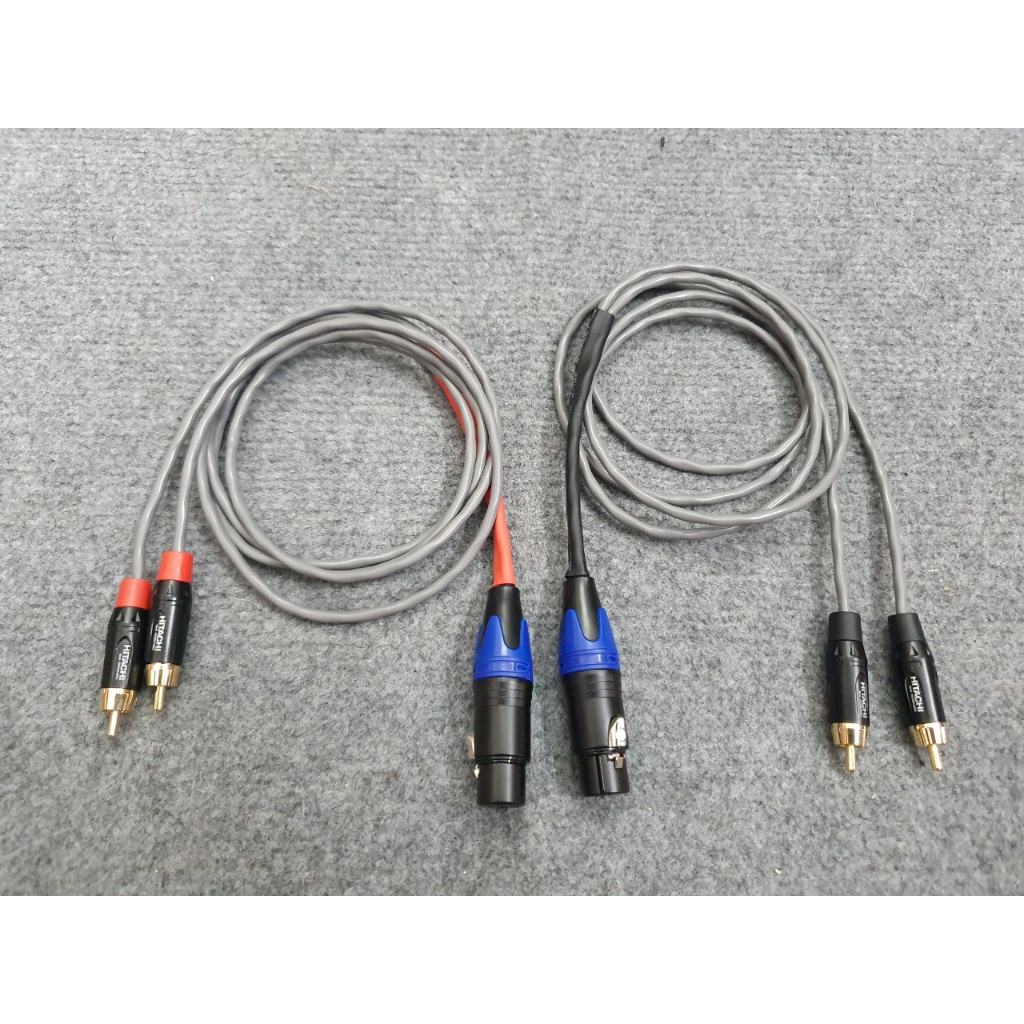 Cặp Dây Tín Hiệu Canon Cái Ra 2 Av Dùng Để Chia Từ Vang  Ra 2 Amply Cùng 1 Lúc.