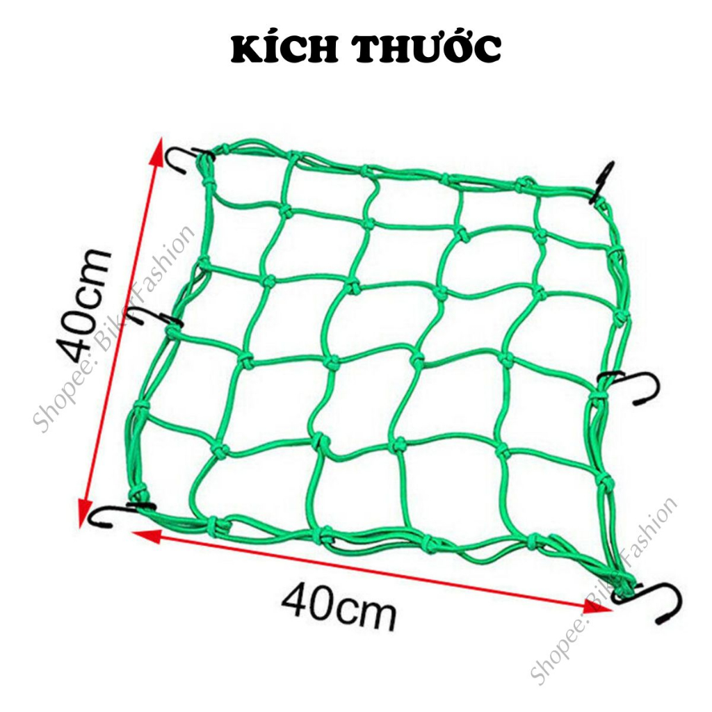 Lưới Thun Ràng Đồ Moto, Xe Máy Size Lớn 40 x 40cm L2