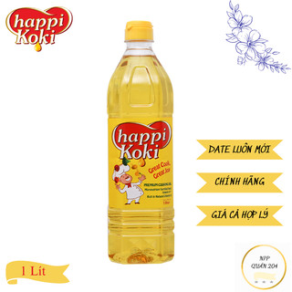 Dầu an happi koki chai 1 lít - dầu ăn
