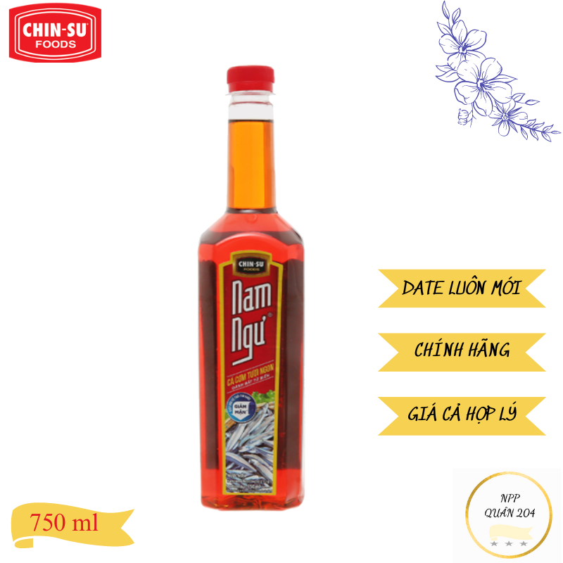 Nước mắm cá cơm Nam Ngư 750 ml -  độ đạm