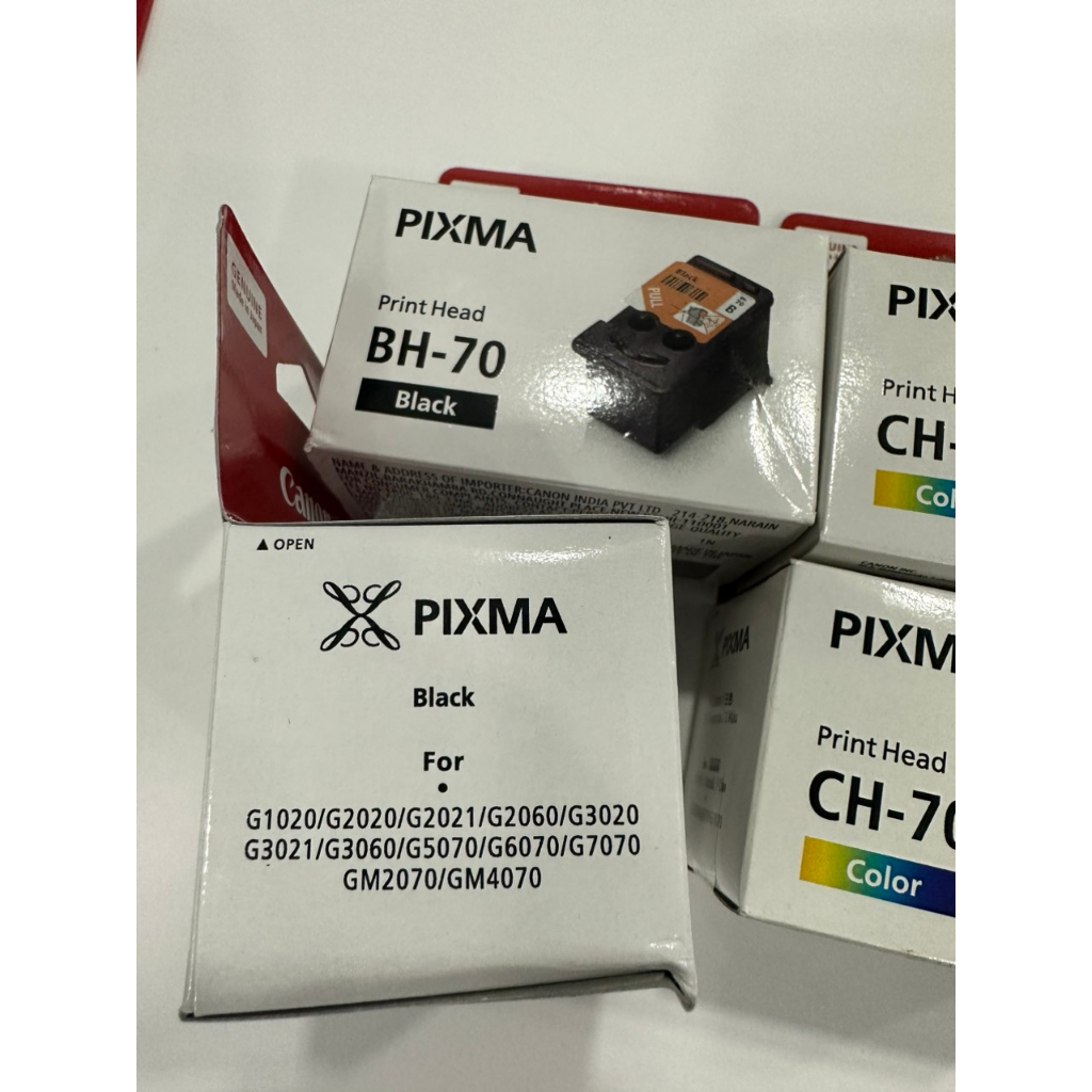 Đầu phun màu và đen cho máy Canon G1020 G2020 G3020 G3060/G5070/G6070/G7070 tuỳ chon phân loại