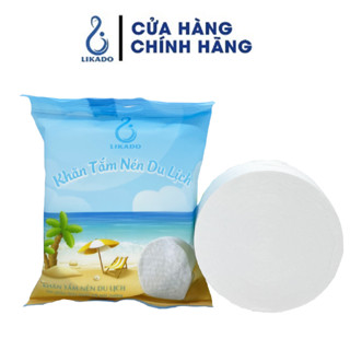 Khăn tắm nén du lịch likado kích thước (70 x 140cm)(1 viên)