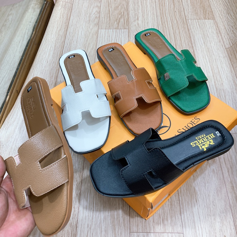 Dép chữ HM da sần Shop chỉ bán loại 1 lót khâu chỉ (hình thật+ video chuẩn 100%)