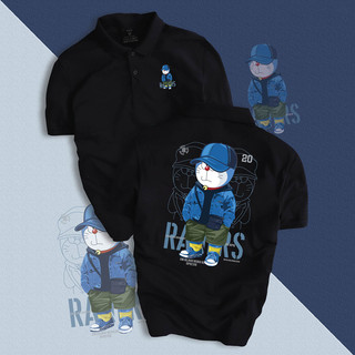 Áo thun polo nam nữ UNISEX DORAEMON vải cá sấu cotton cao cấp cực dễ thương