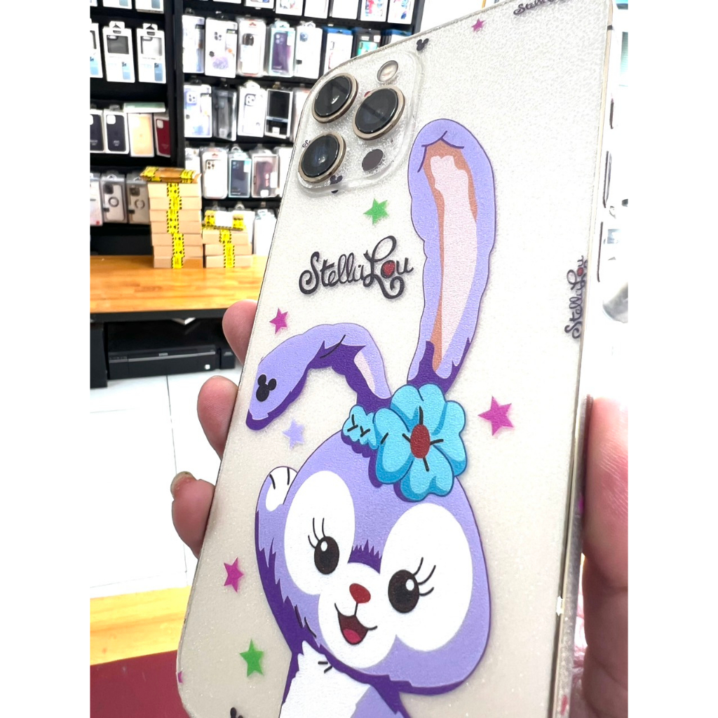 DÁN SKIN IN HÌNH THỎ TÍM CỰC XINH