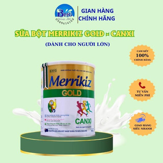 Sữa bột merrikiz gold canxi 900g - dinh dưỡng cho người xương khớp