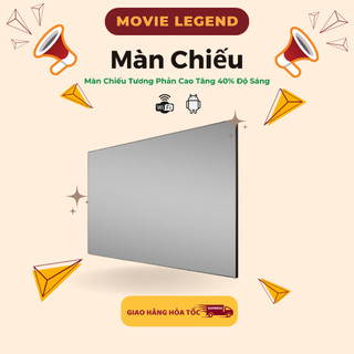 Màn Chiếu Tương Phản Cao Tăng 60% Độ Sáng, Chống Nhăn 100 inch