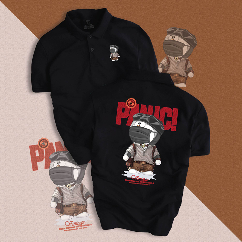 Áo thun polo nam nữ UNISEX DORAEMON vải cá sấu cotton cao cấp cực dễ thương
