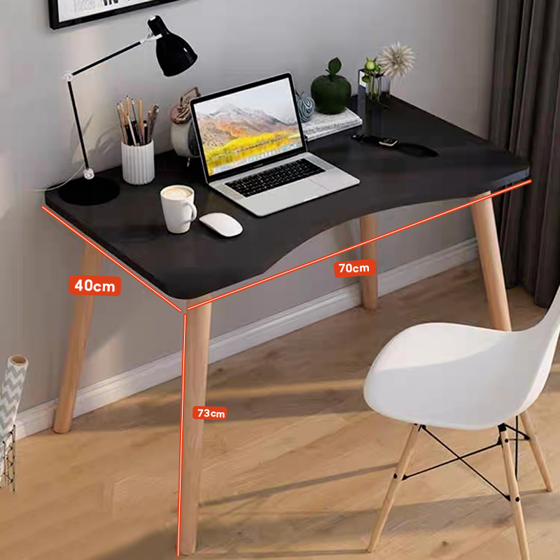 Bàn học bằng gỗ nguyên khối phong cách Bắc Âu - Bàn máy tính Bàn văn phòng đơn giản Thiết kế chắc chắn bền đẹp