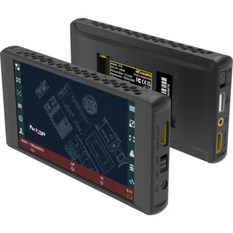 Màn hình PORTKEYS PT6 6" 4K HDMI Touchscreen Monitor