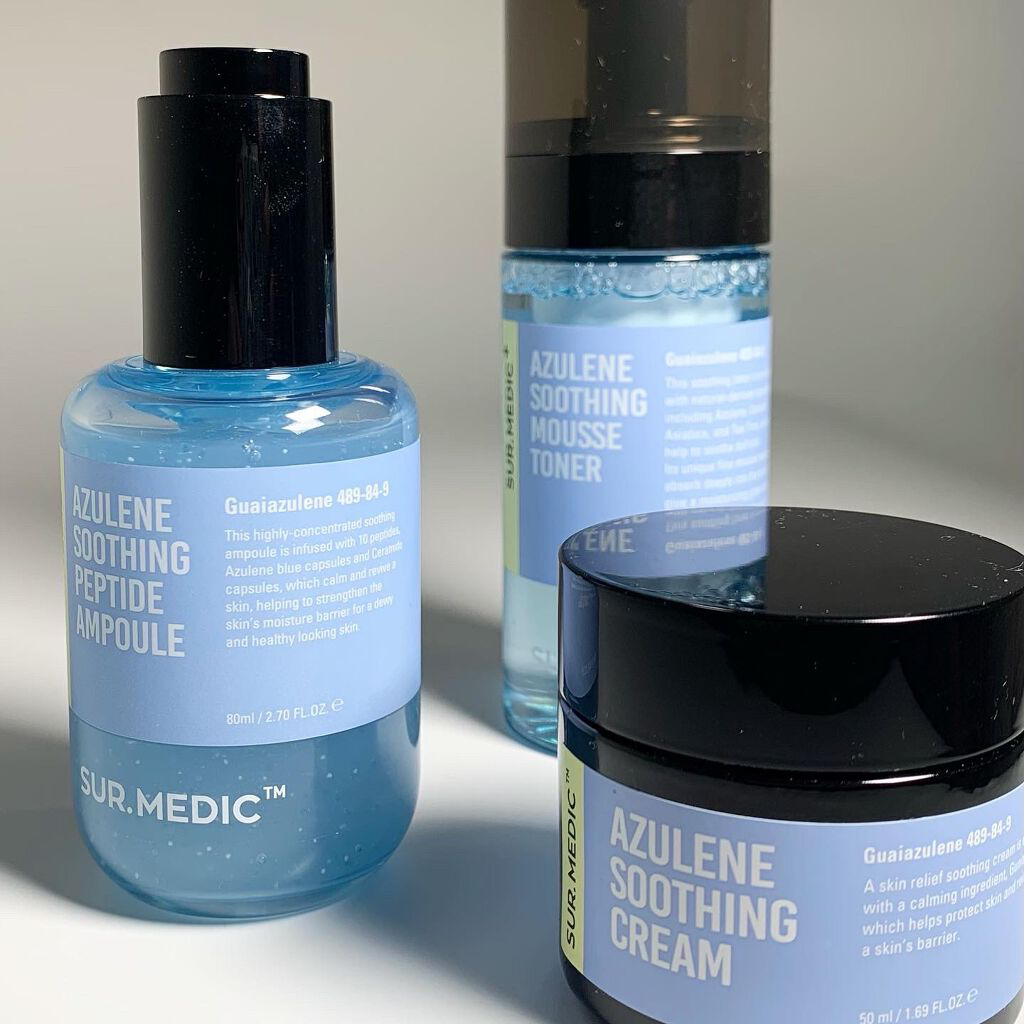 Tinh chất chống lão hóa, dịu da SUR.MEDIC+ AZULENE SMOOTHING PEPTIDE AMPOULE