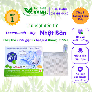 Túi giặt terra wash chính hãng thay thế xà phòng, nước giặt, bột giặt + tặng kèm baking soda