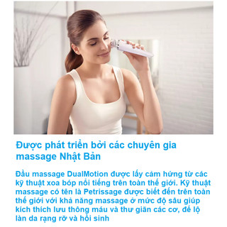 Máy rửa mặt và massage Philips VisaPure Advanced SC5340