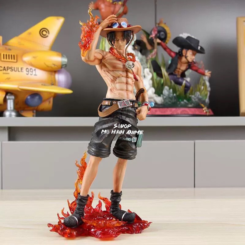 Mô hình Ace fire first dáng đứng cao 24cm (Mô hình Anime One Piece figure)