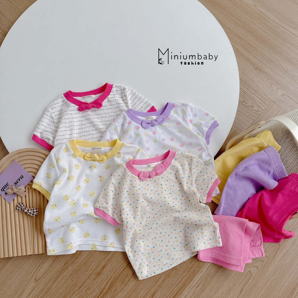 Sale các set bộ đồ cho bé trai, bé gái size 110, flashsale quần áo trẻ em mùa hè/thu/đông Miniumbaby - khuyến mãi