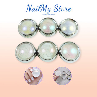 Bột tráng gương ánh ngọc trai làm nail, tráng gương móng