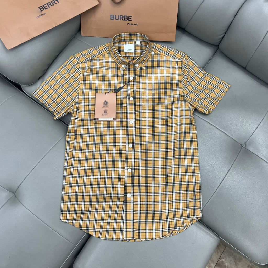 Sơ mi kẻ nam Burbery bản Like Au 1:1 cao cấp nhất