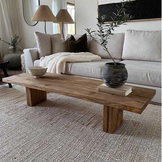 Bàn sofa gỗ Vintage - Bàn trà bệt kiểu Nhật